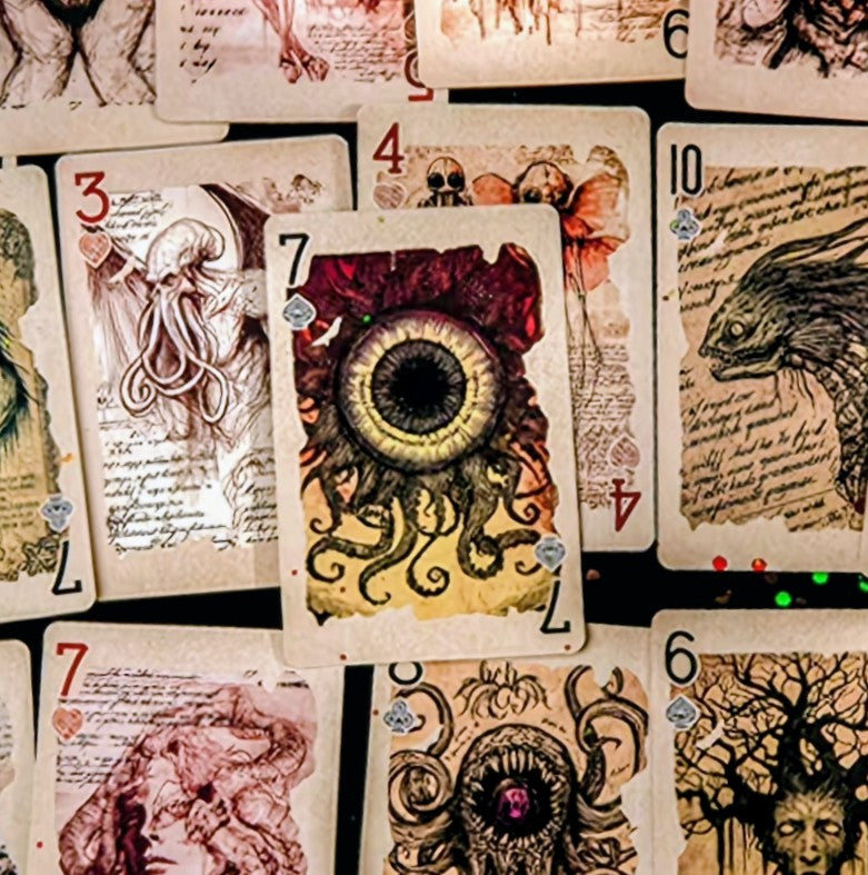 Strange and Usual Deck of Playing Cards