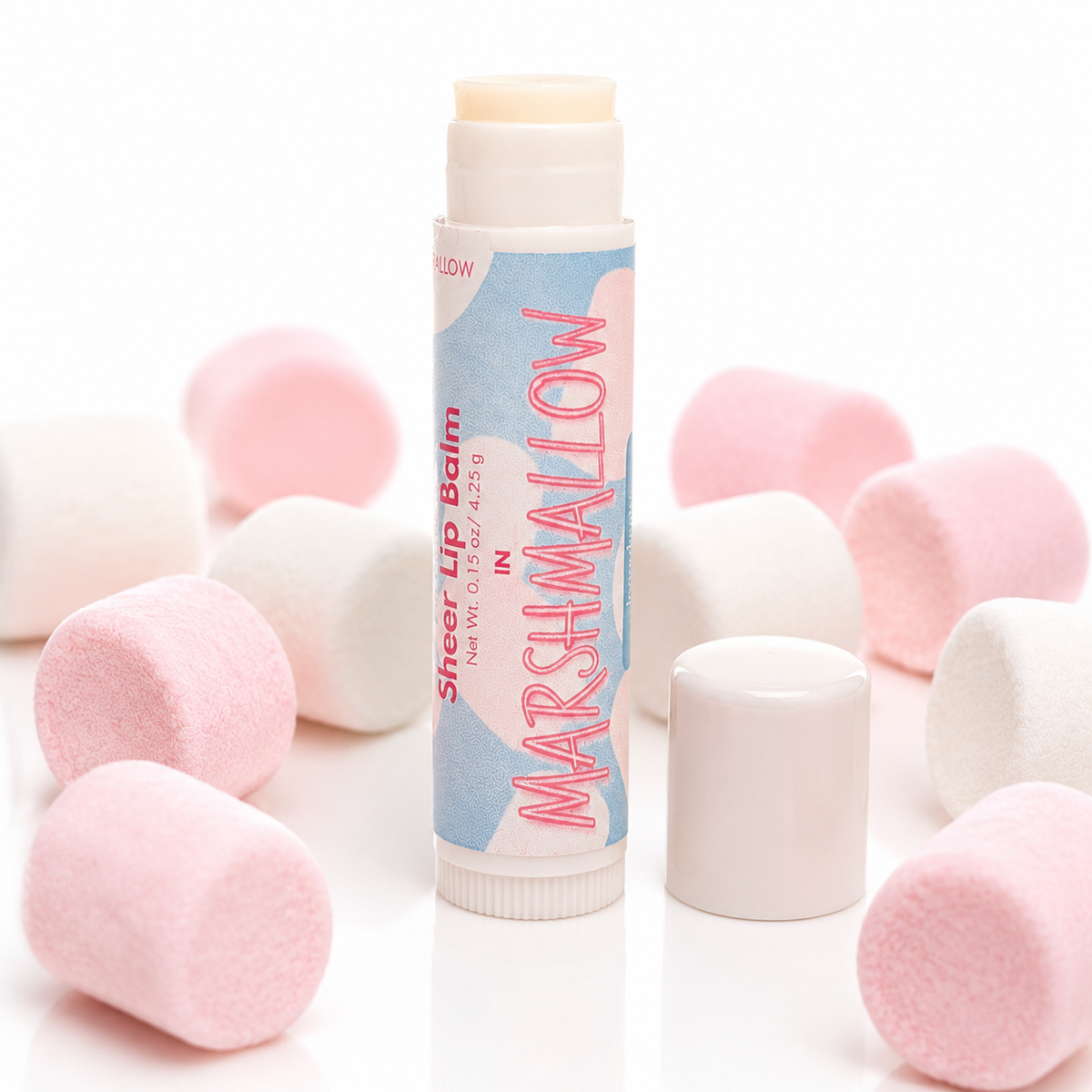 All Natural Marshmallow Lip Balm – 12 Pack