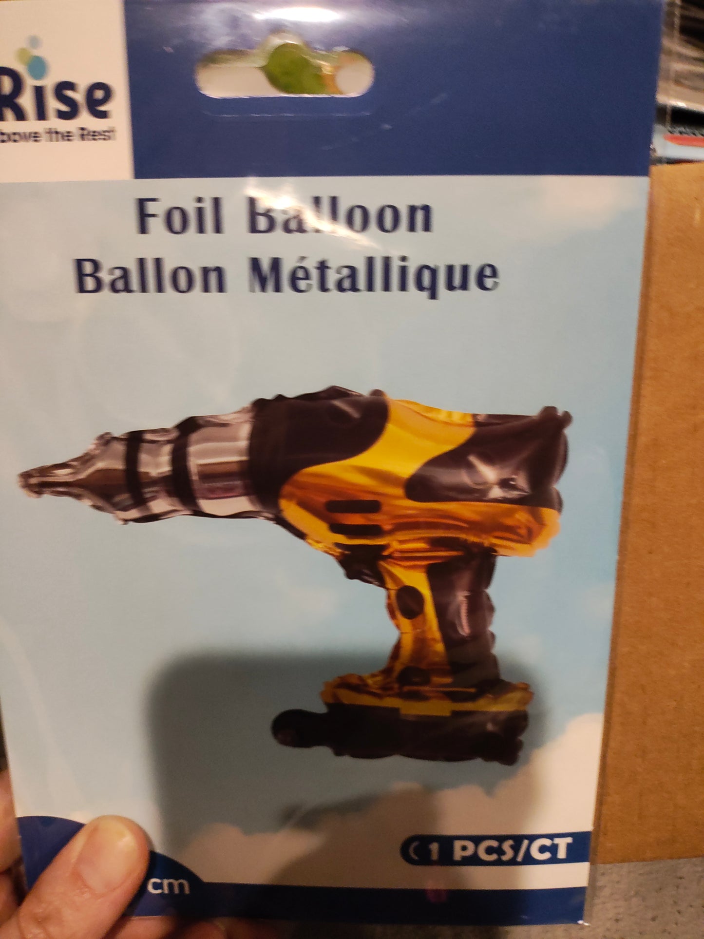 Drill Mylar Balloon
