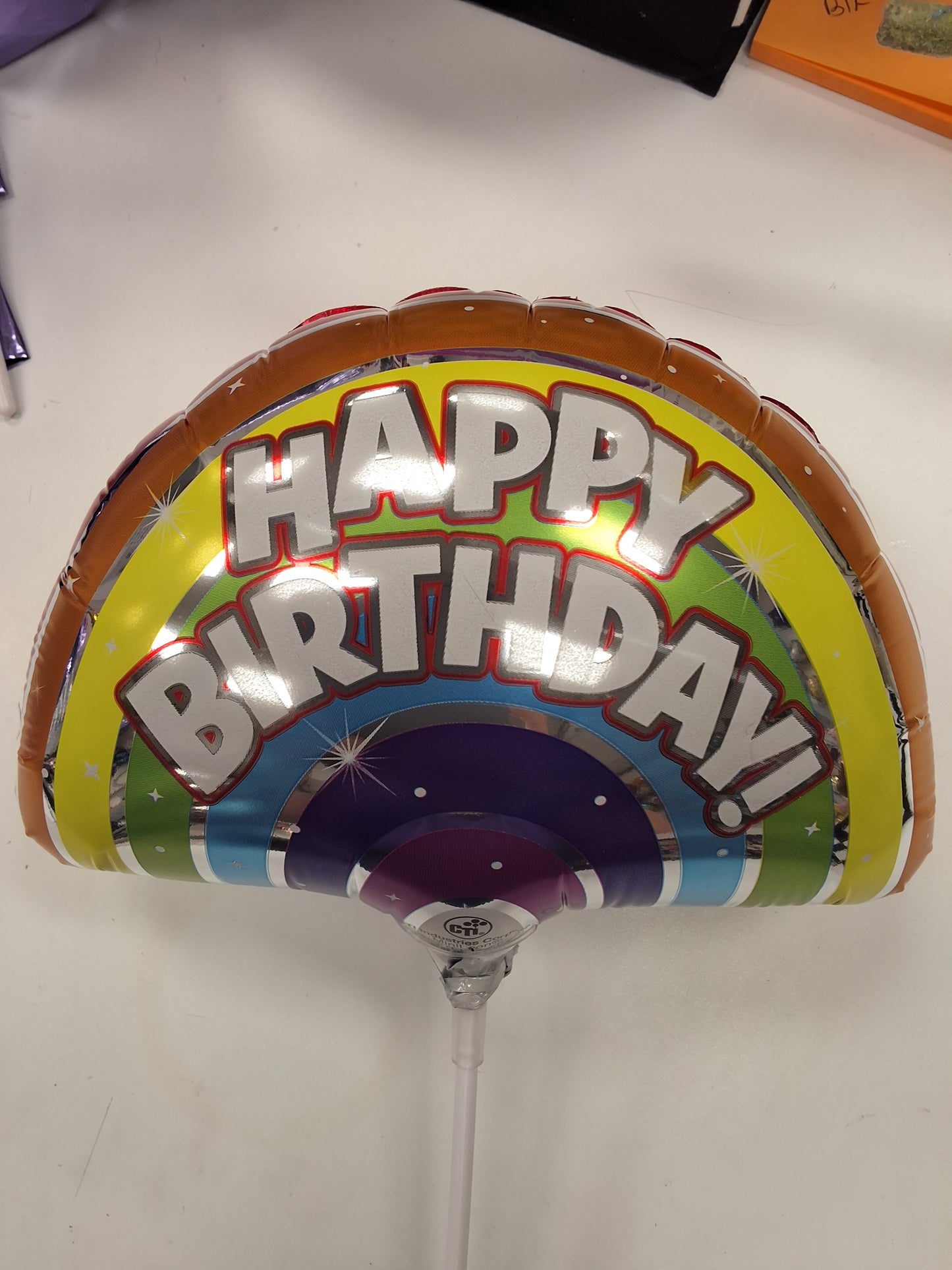 Happy Birthday Stick Balloons