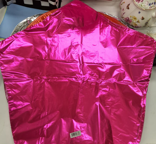 19" Magenta Pink Star Mylar Balloon