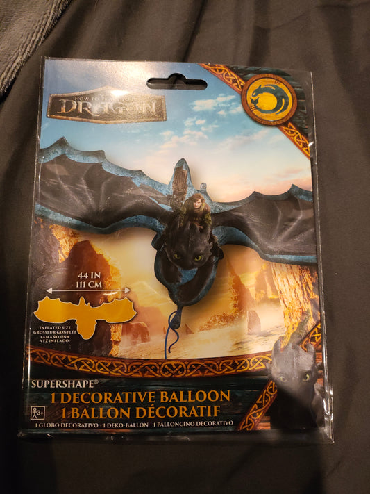 SuperShaper How to Train your Dragon Mylar Balloon (new)