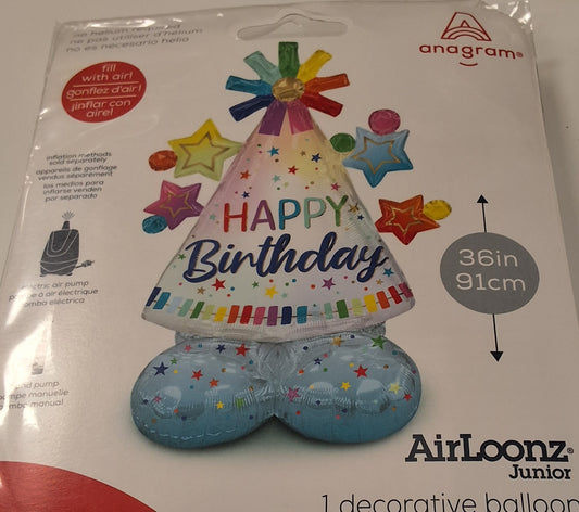36" Birthday Hat Air filled