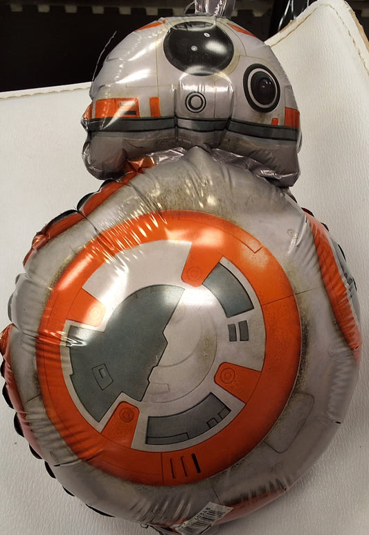 Air Filled BB8 Stick Balloon