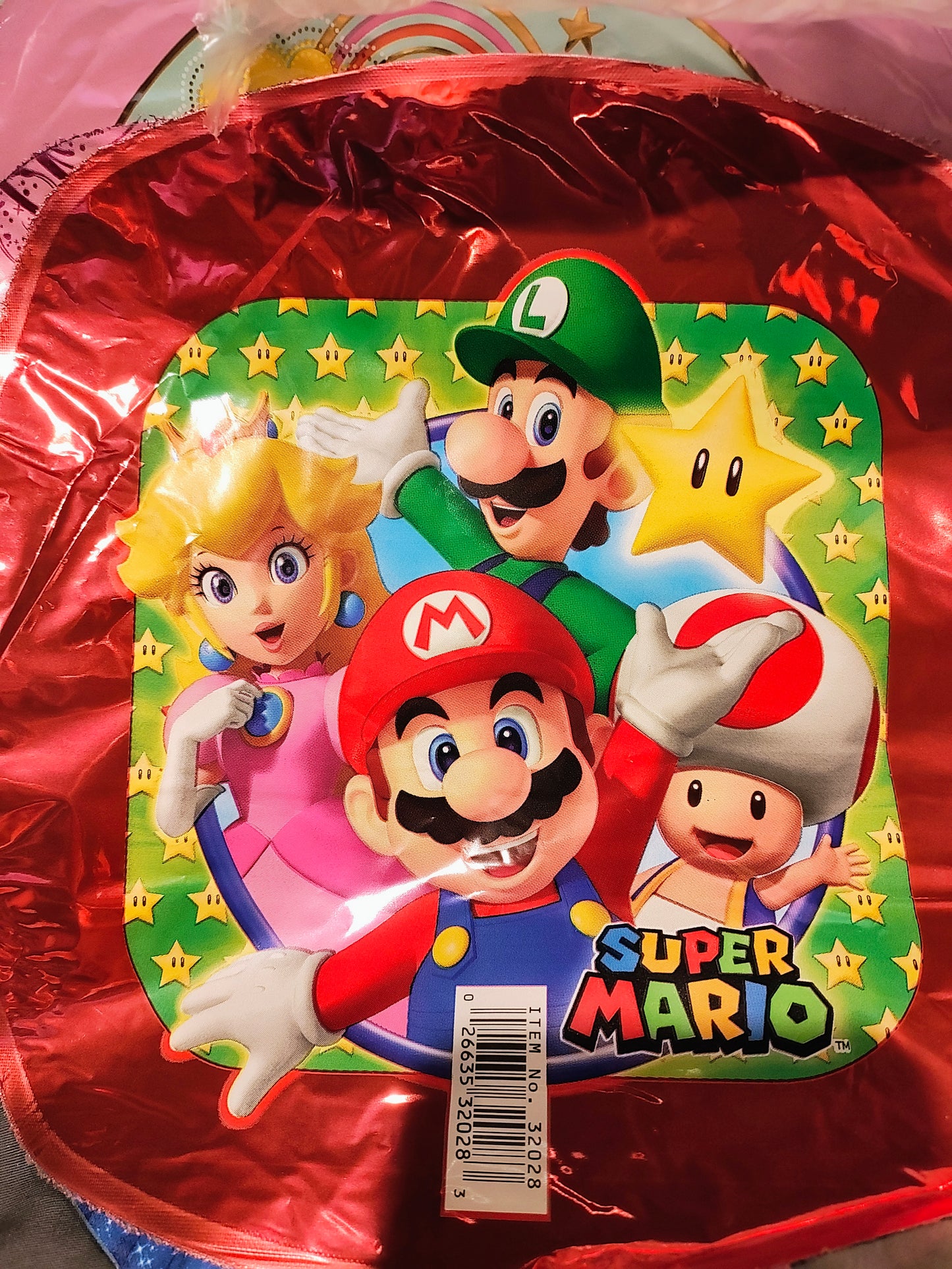 Super Mario Bros Stick Balloon