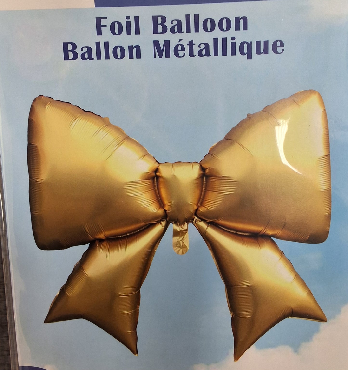 38" Gold Foil Balloon Bow