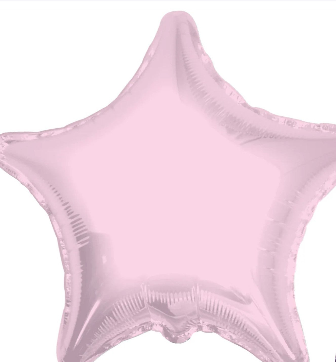 18in Light Matte Pink Star Mylar Balloon