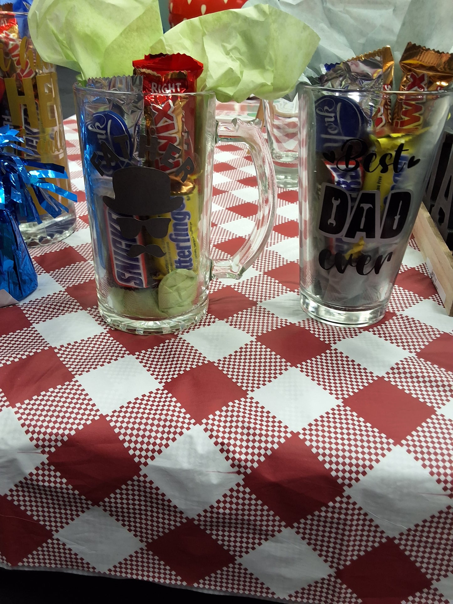 Father's Day Small Glasses with Candy