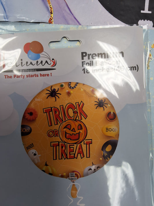 18in Trick or Treat Fun Mylar
