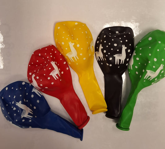 12in Llama Latex (dark one is purple)
