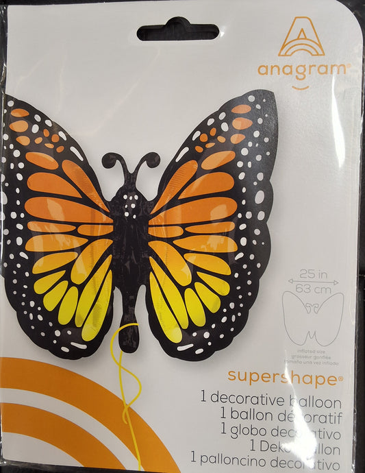 25in Monarch Butterfly Mylar Balloon