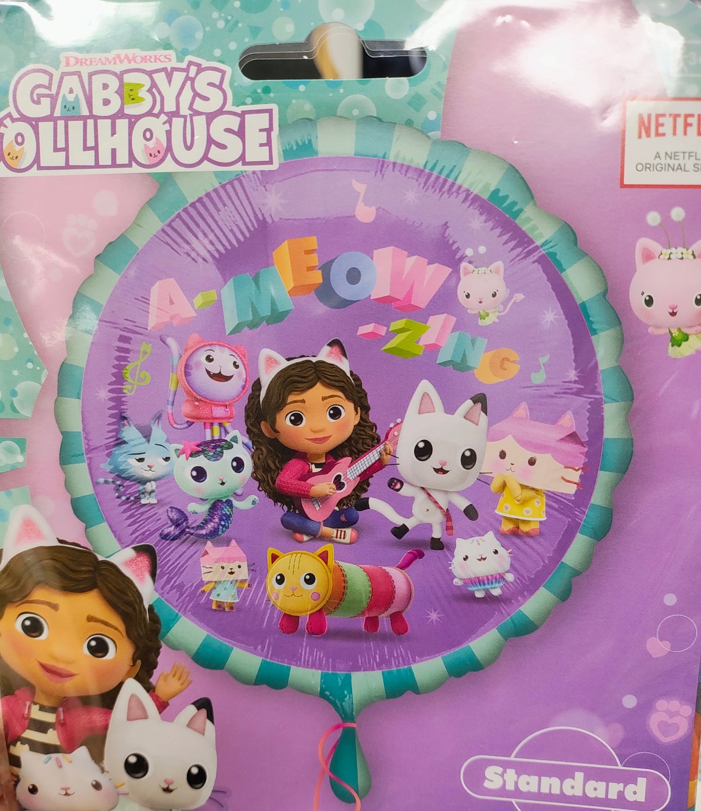 18" Gabby's Dollhouse Mylar Balloons