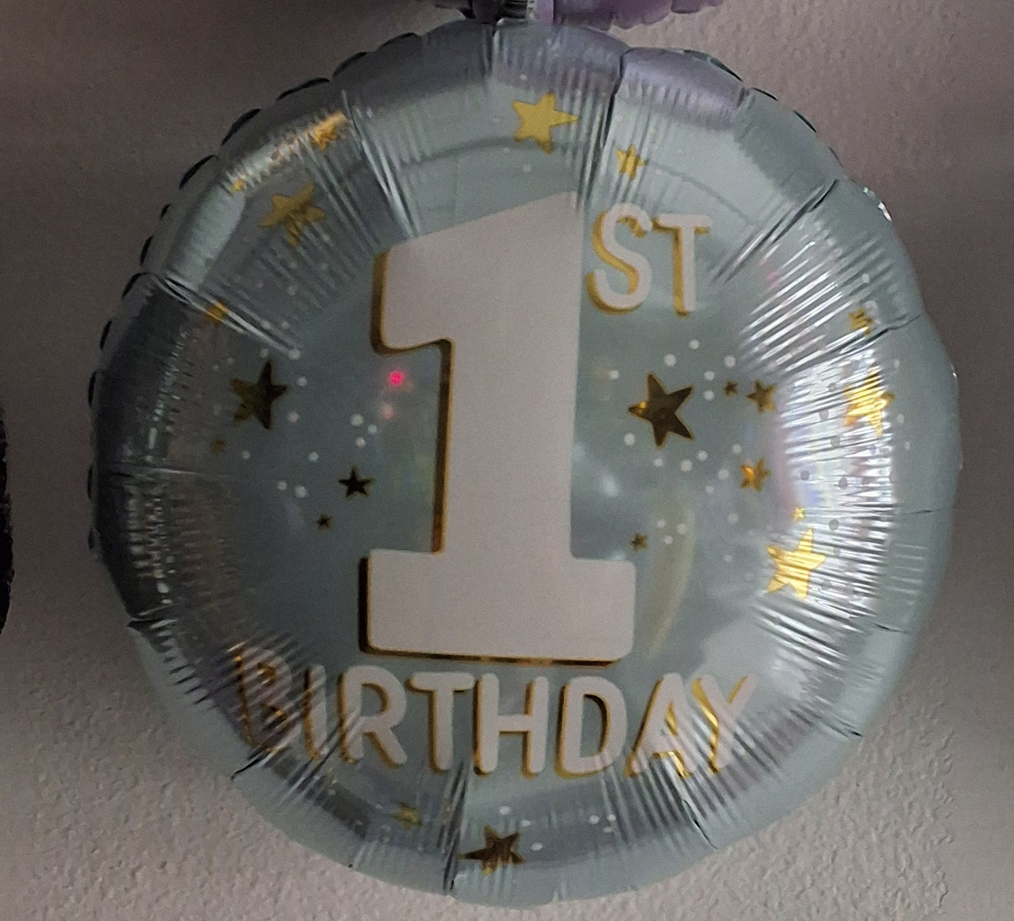 18in Boy's First Birthday Mylar