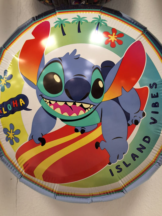 18in Disney Stitch Mylar Balloon
