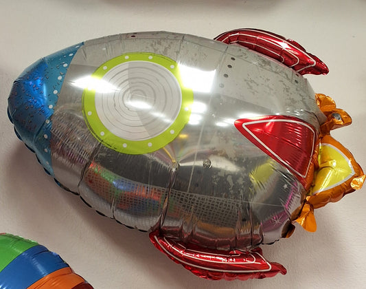 29in SuperShaper Rocket Mylar Balloon