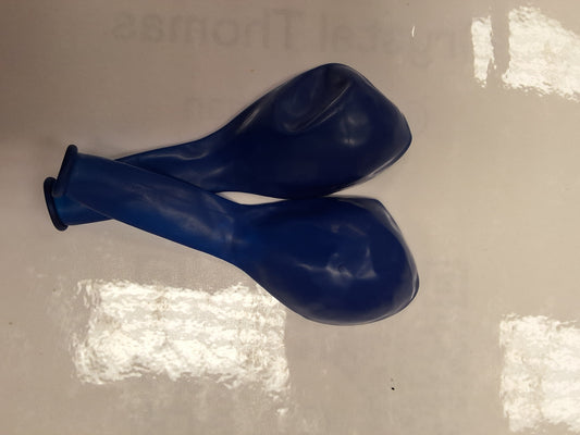12in Blue Droplet Latex