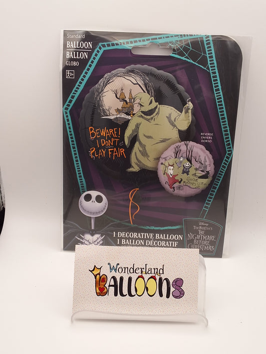 17in NBC Oogie Boogie Mylar Balloon