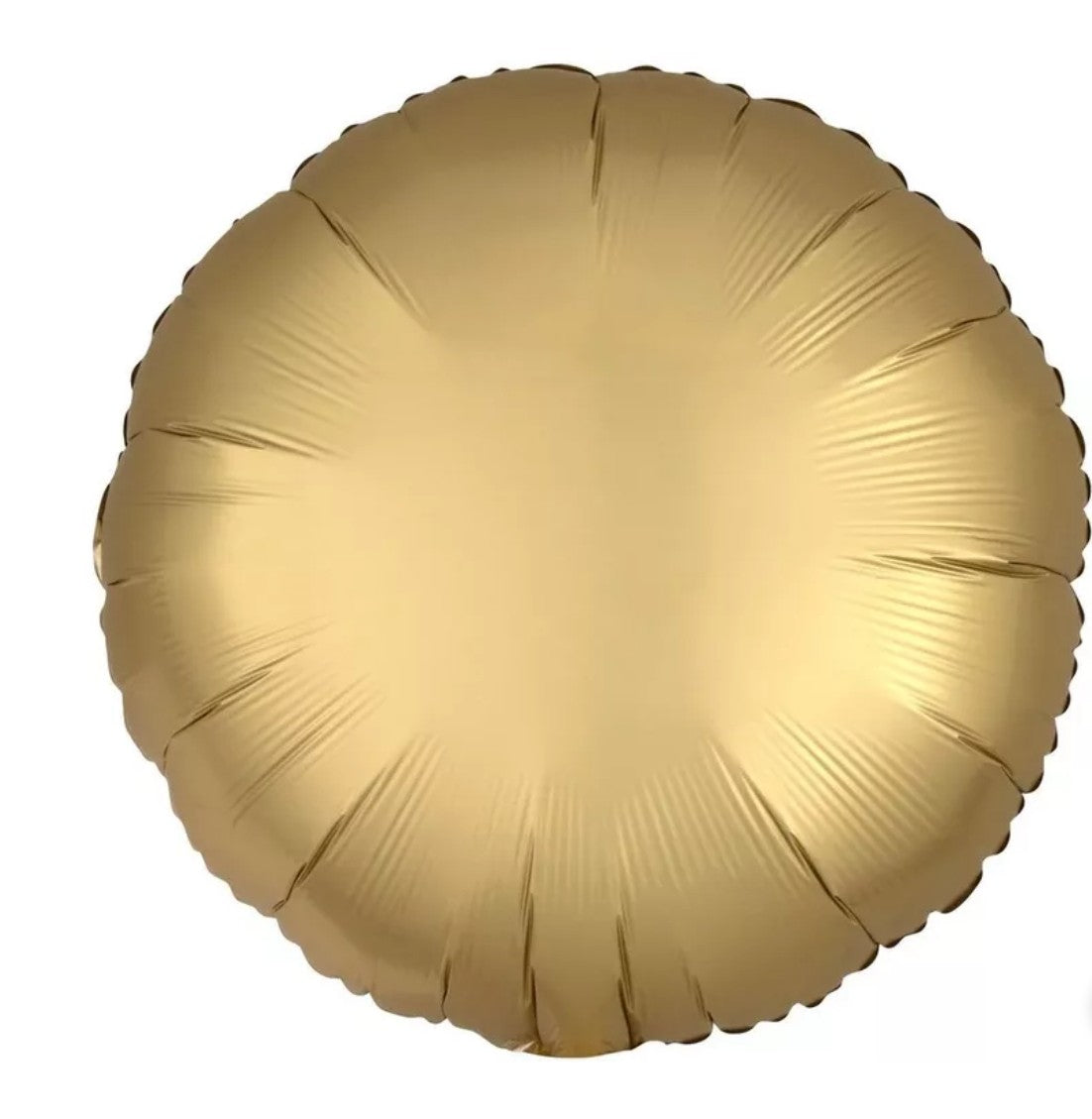 18in Matte Gold Circle Mylar Balloon