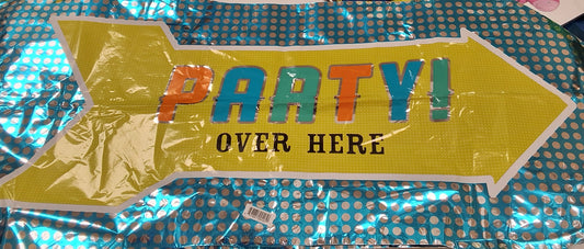 26in Arrow Balloon Party's Here! Mylar Balloon