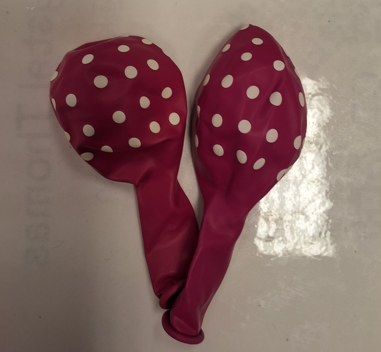 12in Assorted Polka Dot Latex