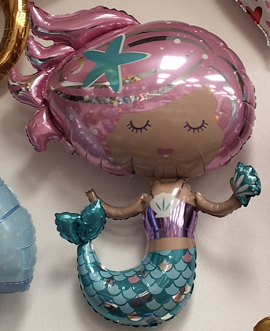 SuperShaper Mermaid Mylar Balloon