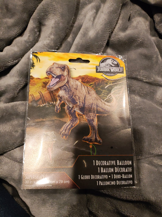 SuperShaper Jurassic Park Trex Mylar Balloon