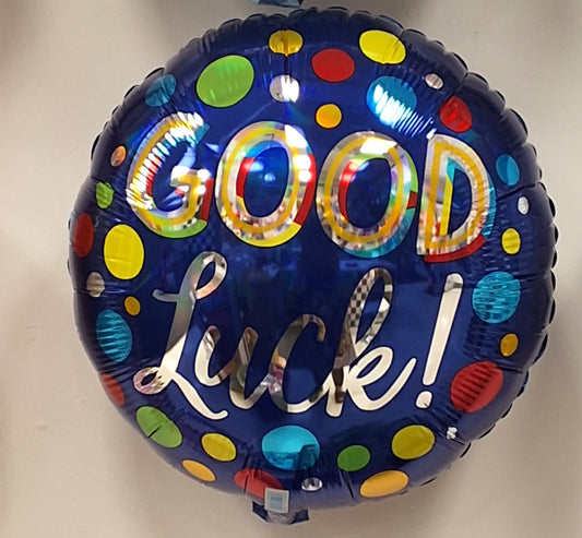 18in Good Luck Mylar Balloon
