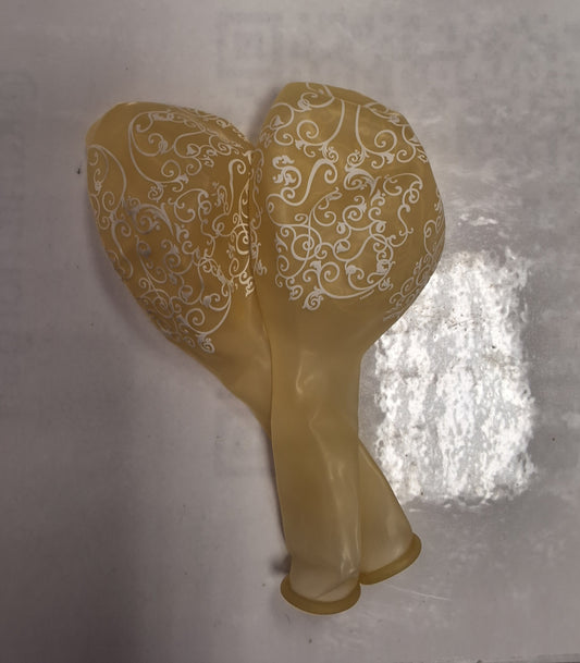 12in Clear Scroll Latex