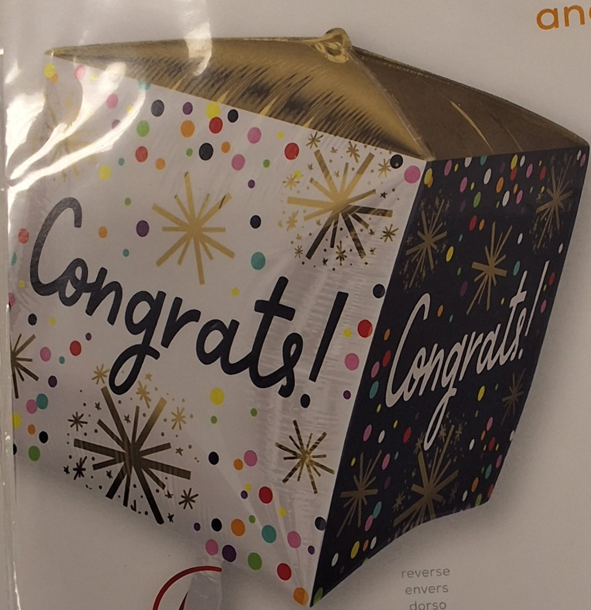 Congrats Cubez Gold & polka dot