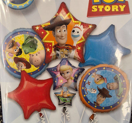 Toy Story Five Piece Bouquet Mylar Set