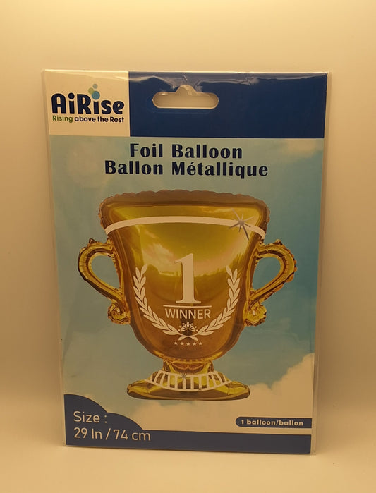 29in #1 Winner Trophy Mylar Balloon