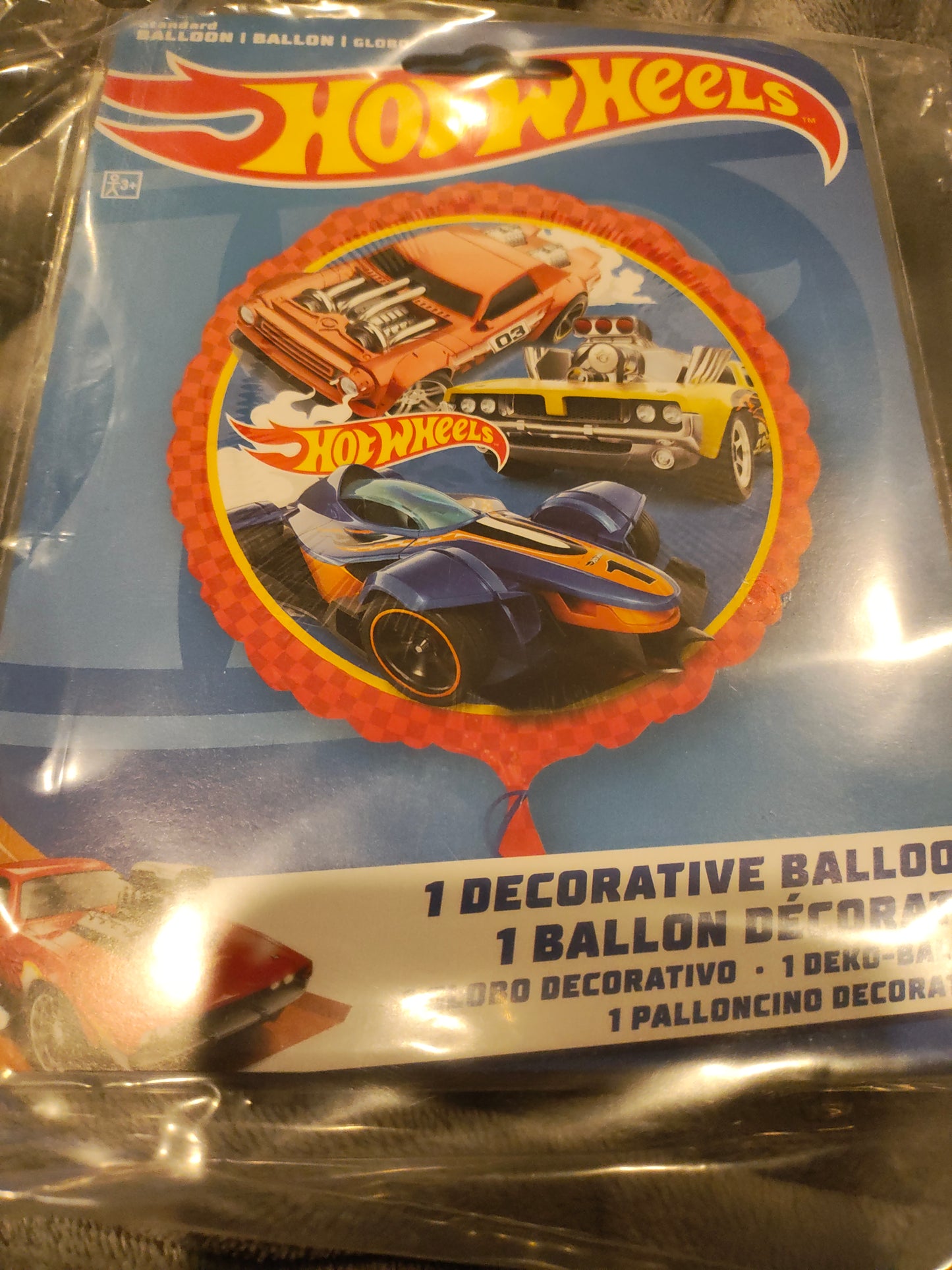 18in Hot Wheels Mylar Balloon (new)