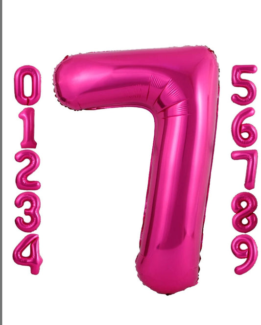 34in Bright Pink #6 Mylar