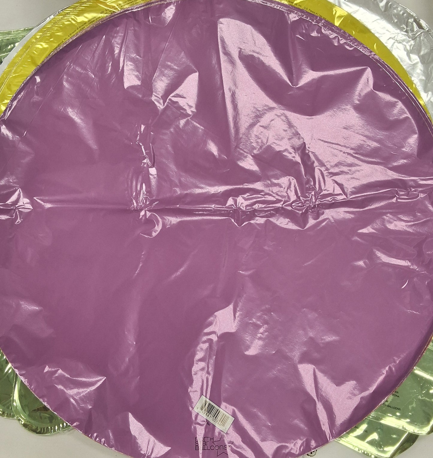19in Lavender Circle Mylar Balloons