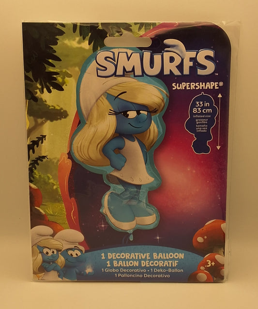 33 inch Smurfette Mylar Balloon