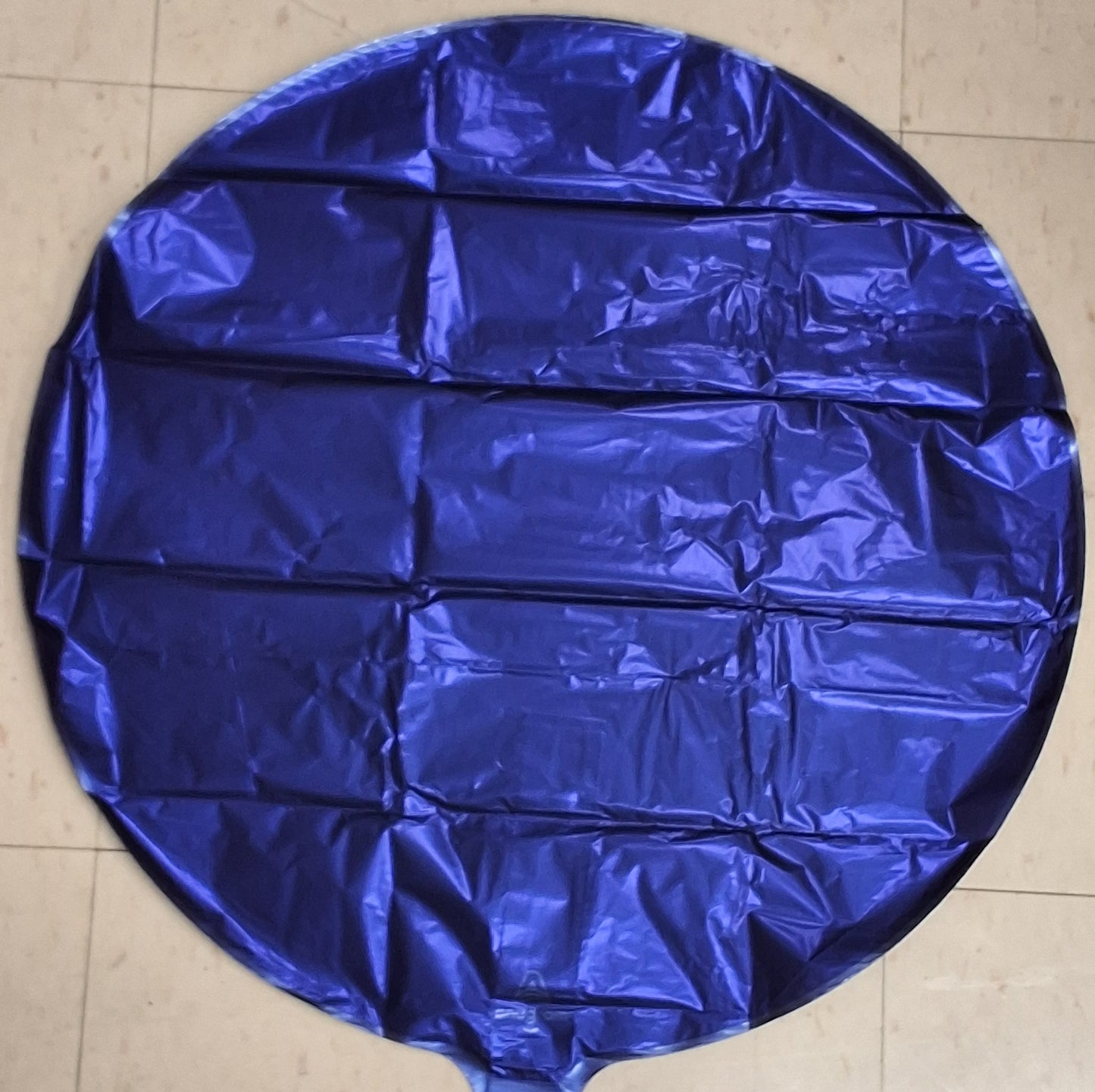 18in Navy Matte Circle Mylar Balloon