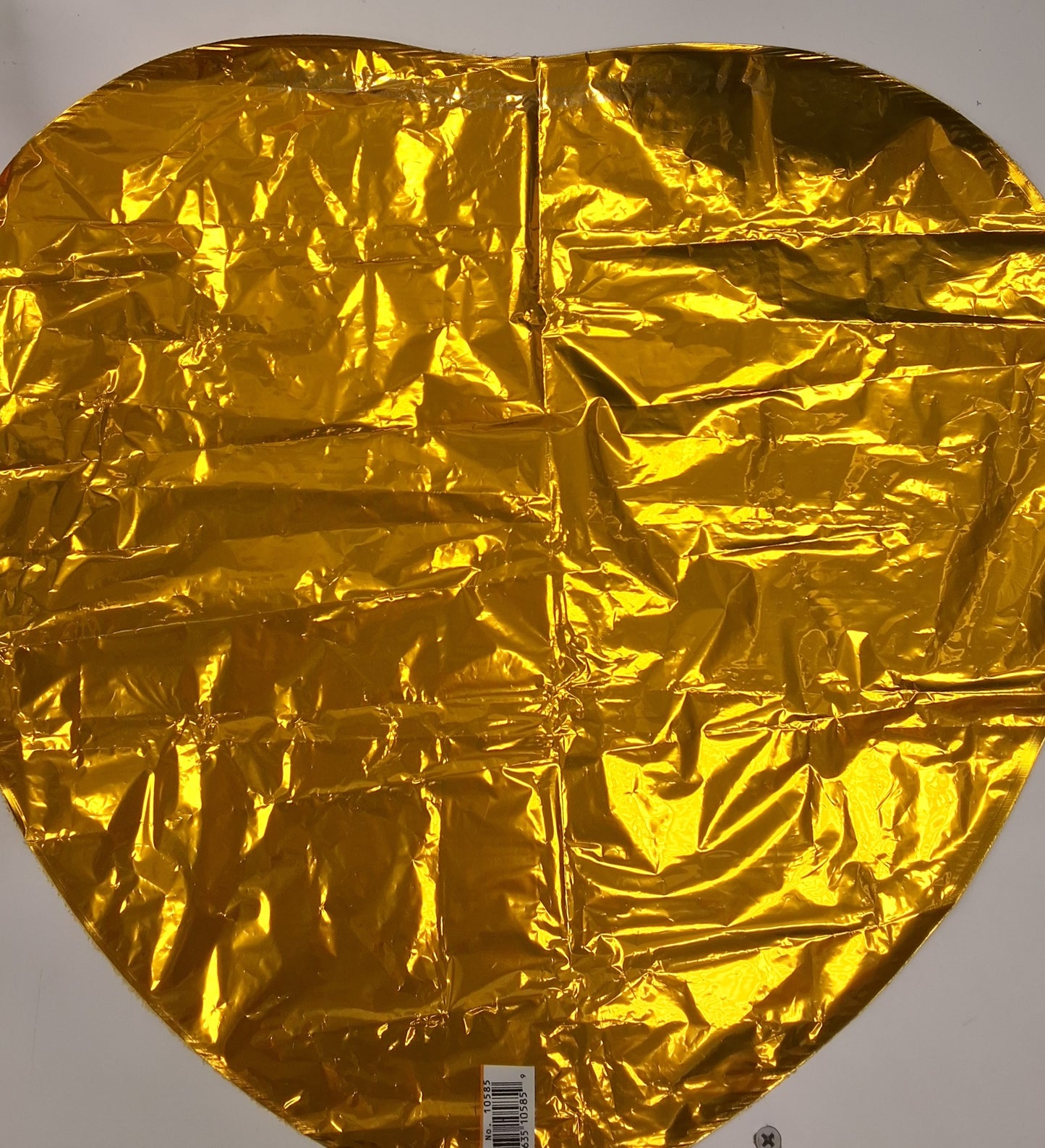 18" Yellow Gold Heart Mylar