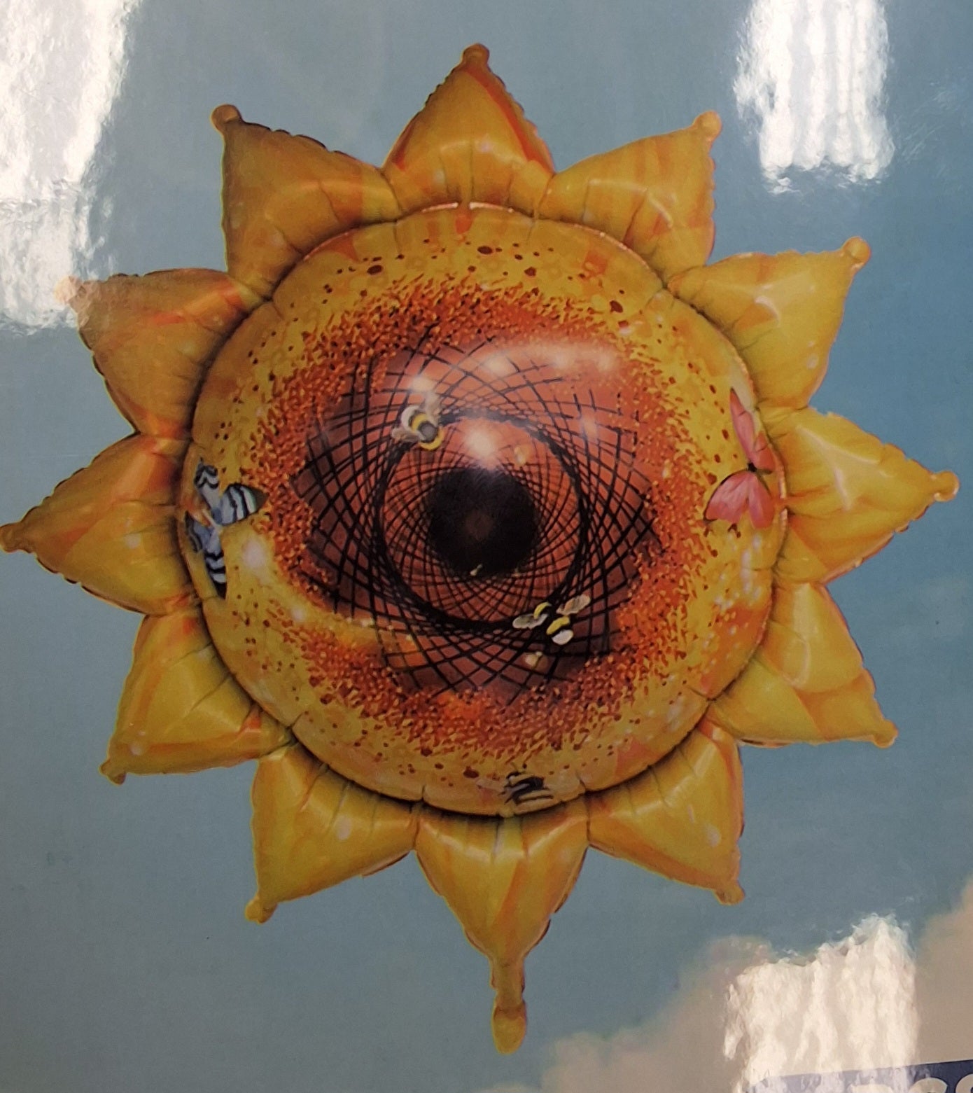 33in SuperShaper Sunflower Mylar Balloon