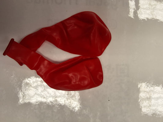 12in Red Droplet Latex