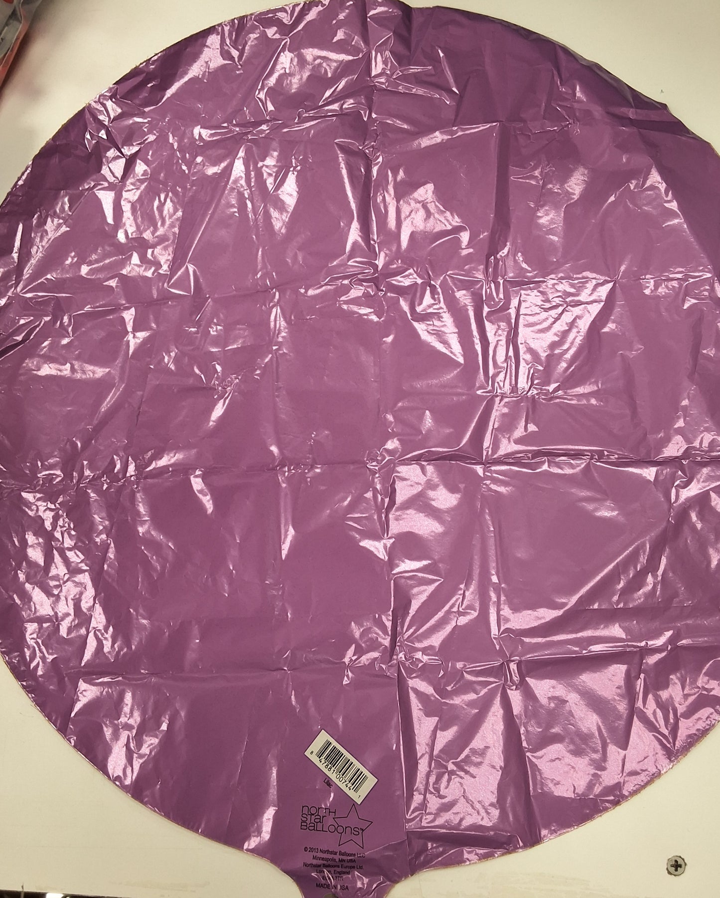 18" Lavender Circle Mylar