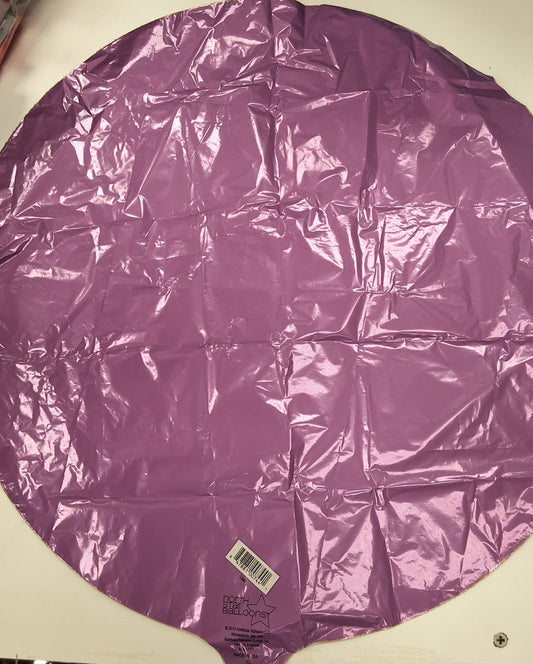 18" Lavender Circle Mylar