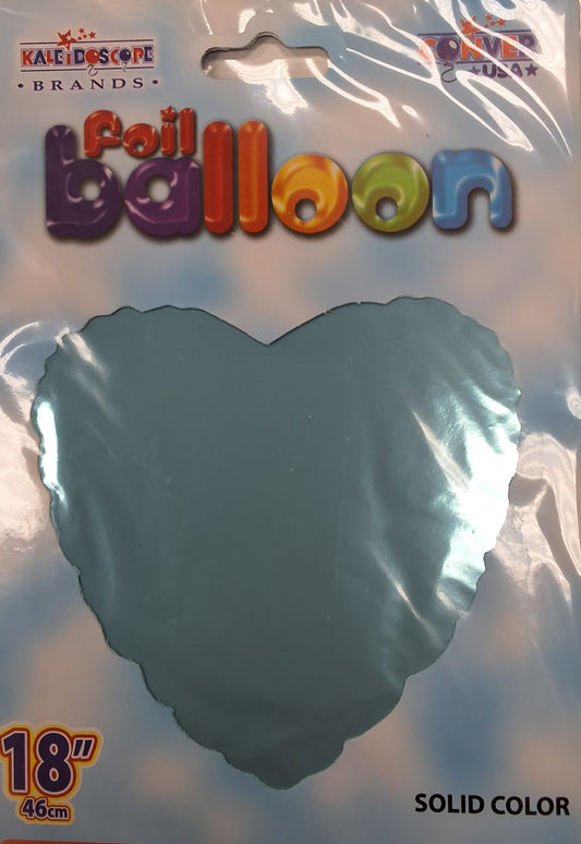 18in Caribbean Heart Mylar
