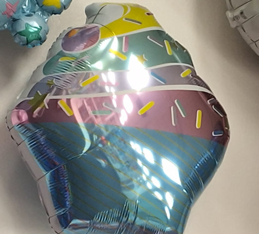 SuperShaper Cupcake Mylar Balloon